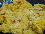 Arroz amarillo con pollo