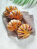 Taro Roll Bread