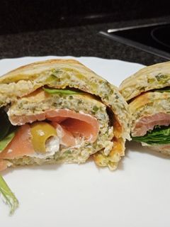 Una foto de Roll de calabacín