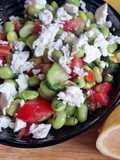 Salata cu edamame🫛 și legume🍅🥒🌶