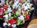Salata cu edamame🫛 și legume🍅🥒🌶