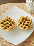 Mini tartas de nuez y manzana