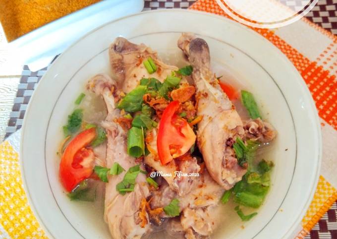 Resep Sup Bening Ayam Kampung Oleh Lanjarsih Mama Fifian