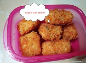 Foto resep Nugget ikan salmon Mpasi bayi 11bln anti gtm