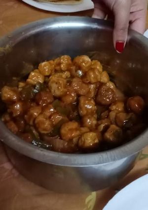 সোয়া চিলি(soya chili recipe in Bengali) রেসিপির প্রধান ছবি