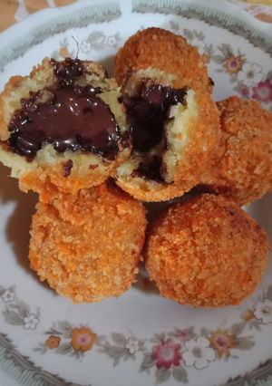 Foto resep Bola ubi coklat lumer