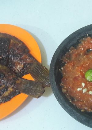 Foto resep Gurame Bakar Teflon + Sambel tomat segar