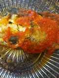 Chile relleno con pollo