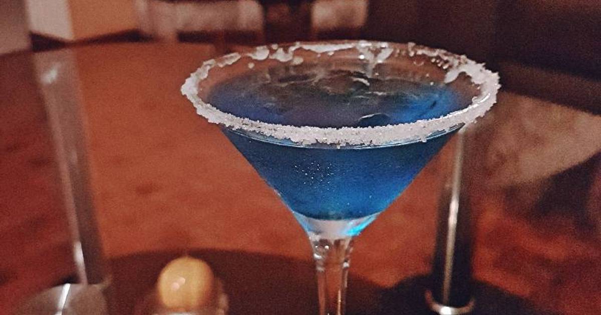 Cóctel Margarita Blue Receta de Ximena Ortega Delgado-