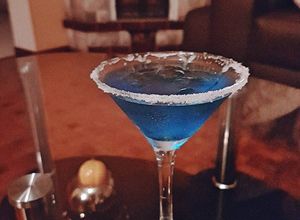 Una foto de Cóctel Margarita Blue
