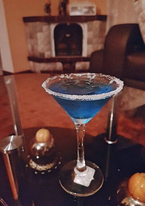Una foto de Cóctel Margarita Blue