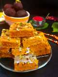 Besan or Gur ki Burfi