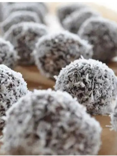 Una foto de Trufas de avena y chocolate