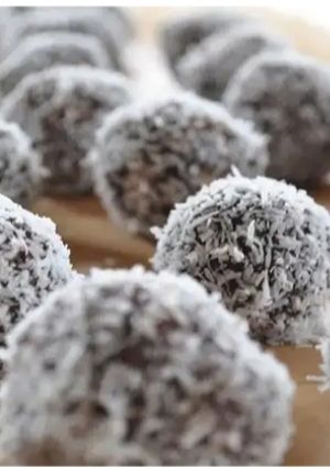 Una foto de Trufas de avena y chocolate