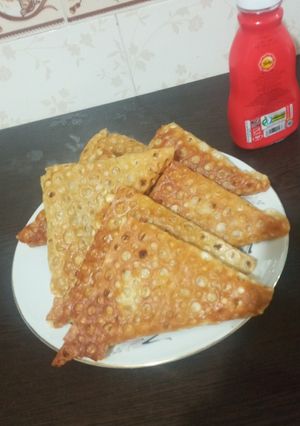 عکسی از دستور سمبوسه به روش خودم پز