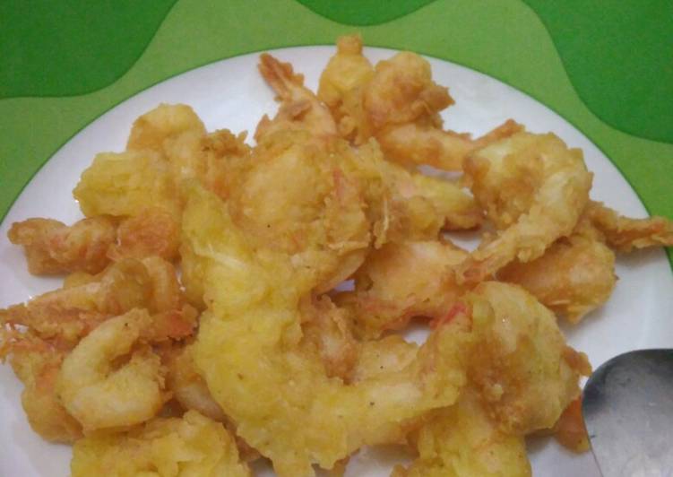 Resep Udang goreng krispi simple Anti Gagal