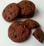 Easy Steps to Prepare Eggless Double chocolate chip cookies the Awesome  Perfect