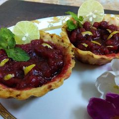 A picture of Blueberry Tart.