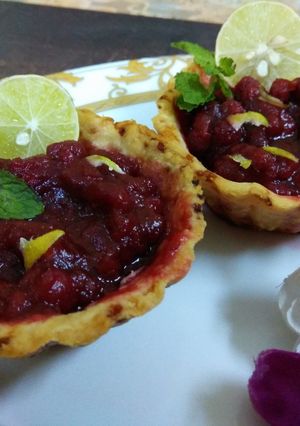 A picture of Blueberry Tart.