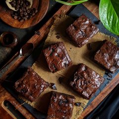 A picture of Fudgy Chocolate Brownies.