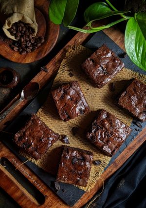 A picture of Fudgy Chocolate Brownies.