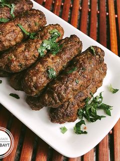 صورة لوصفة كباب مشوي بالفرن