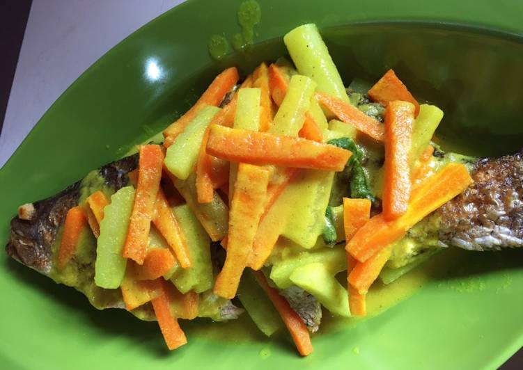 Bahan-bahan Ikan acar kuning yang lezat dan Mudah Dibuat