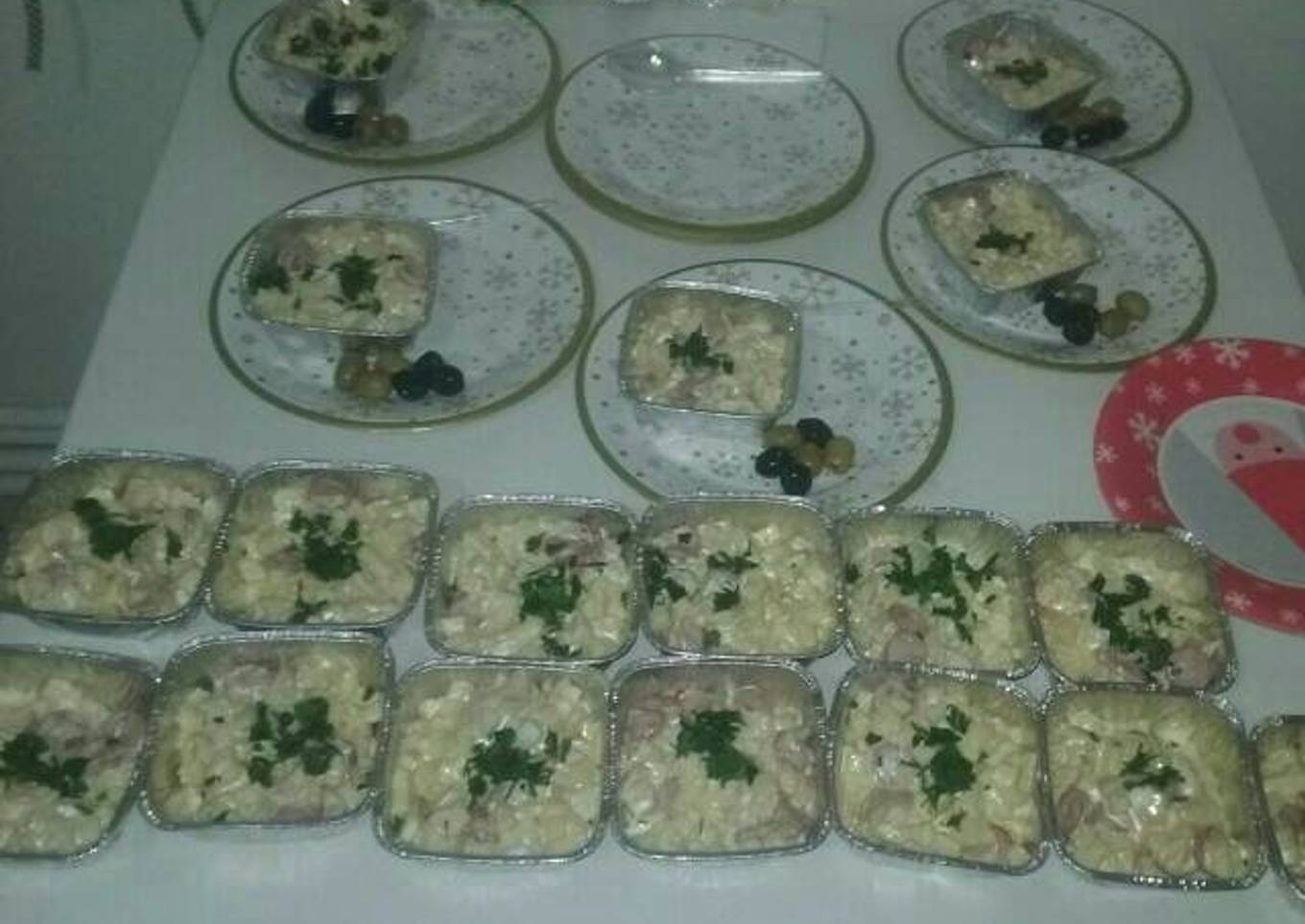 I have my own hot dog salad idea.