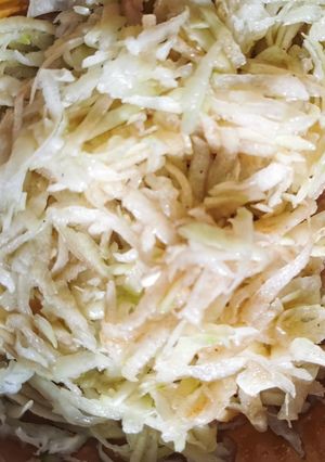 Una foto de Chayote con vinagreta