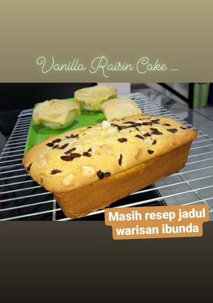 Foto resep Vanilla Raisin Cake