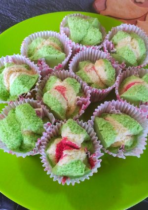 Foto resep Bolu Kukus Mekar Semangka