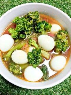 Foto resep Tumis Brokoli Kuah + Telur Puyuh