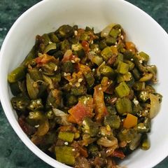 A picture of Masala Bhindi.