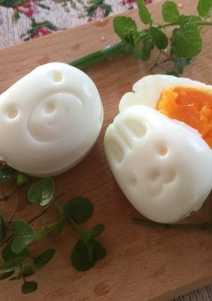 A picture of Kawaii Boiled Egg.