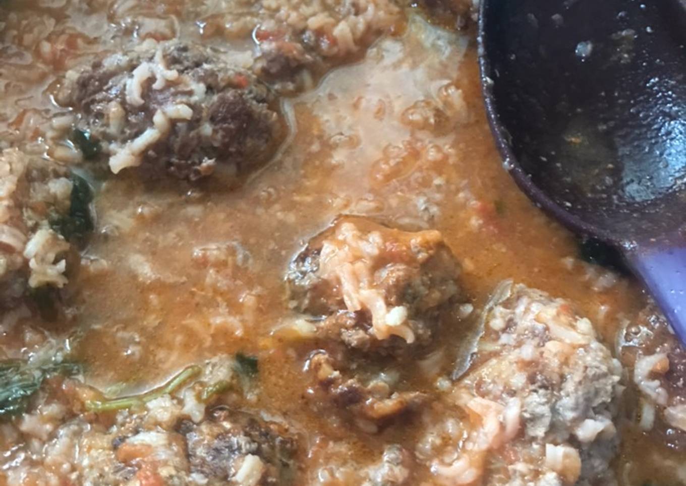 Albóndigas con arroz