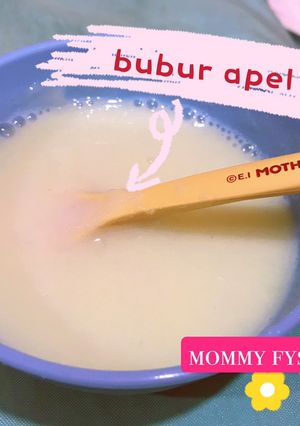 Foto resep Bubur Apel MPASI 6+