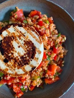 Kisir grill sajttal recept fotója