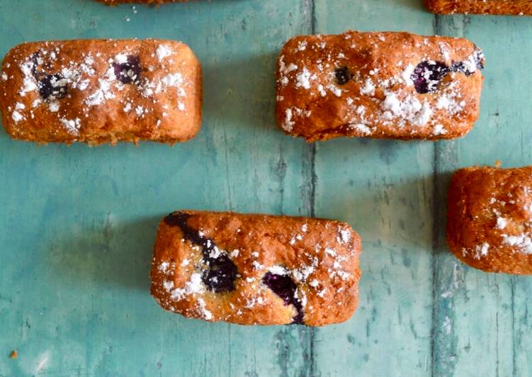 Steps to Prepare Perfect Blueberry Banana Bread