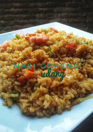 Foto resep Nasi goreng udang