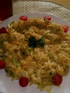 Una foto de Bacalao à brás