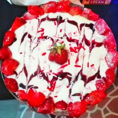 A picture of Strawberry yogurt delight.