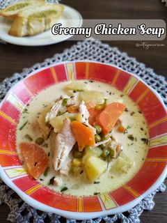 Foto resep Creamy Chicken Soup