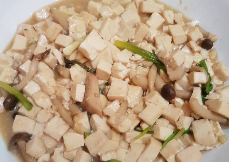 Recipe of Delicious Sauteed Silky Tofu