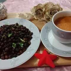A picture of Roasted Masala Chana.