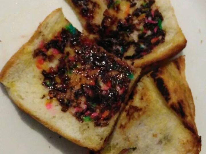 Langkah Gampang Membuat Resep Roti Panggang Teflon Warna Warni yang Menggugah Selera Anti Ribet, Uenak Banget