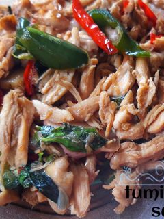 Foto resep Tumis ayam suwir