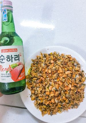 Hình của món Hến xào xúc bánh tráng.