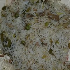 A picture of Vegetable fried rice.