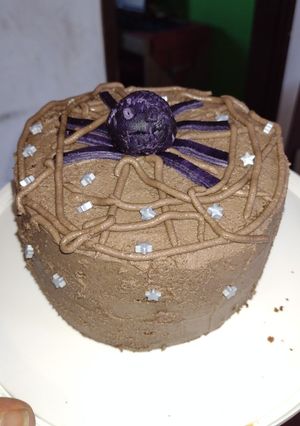 Una foto de Mi torta de Halloween 😂😂🎃🎃