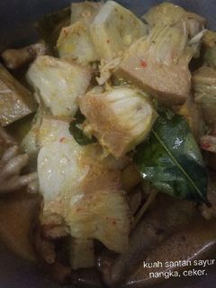 Foto resep Kuah santan sayur nangka & ceker